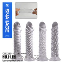 [흡착 딜도] 글래스 몬스터 딜도(Glass Monster Dildo) - 스네일(SNG-D177) (SNA)