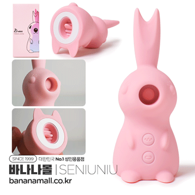 [7단흡입&핥기+7단진동] 레빗 텅 리킹(Rabbit Tongue Licking) - 써뉴뉴(6973823581480) (SNN)
