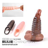 [특수콘돔] 쓰레디드 울프 투스 슬리브 (Threaded Wolf Tooth Sleeve) - 창웬(LYT05) (CHY)