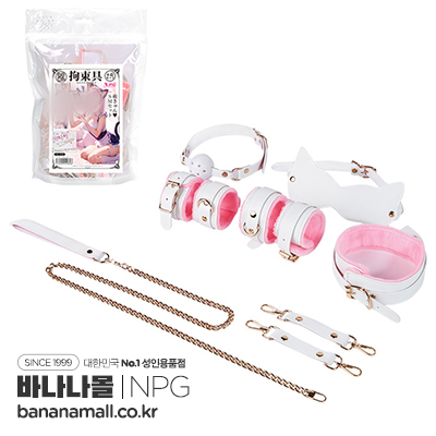 [일본 직수입] 아마모에 구속구 6종 세트(あま萌え拘束具6点セット) - 니포리기프트(SM-1528/4570099400808) (NPR)