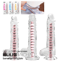 [흡착 딜도] 밴딩 클리어 딜도(Bending Clear Dildo) - 아이챠오(LN0903/6922359308306) (ICH)