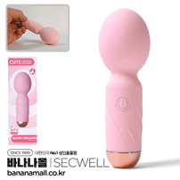 [10단 진동] 큐트 미니 완드 바이브레이터(Cute Mini Wand Vibrator) - SECWELL(SW25011) (SWL)