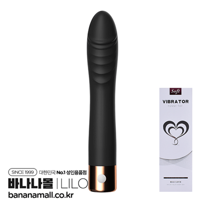 [10단 진동] 피어리스 블랙 바이브레이터(Fearless Black Vibrator) - 리로(YT-24019) (LILO)