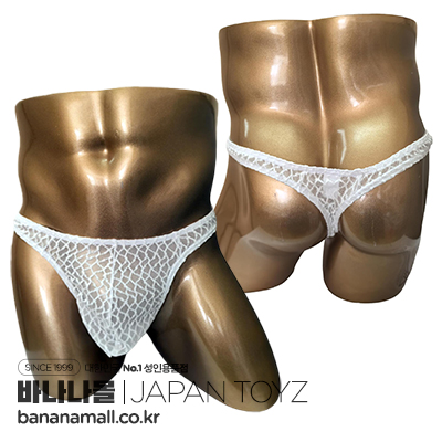 [일본 직수입] 배드대디 섹시 피쉬넷 팬티 화이트 T백(BadDaddy SEXYフィッシュネットパンツ WHITE-Tback) - 재팬토이즈(2JT-LM092/4589725827797) (JPT)