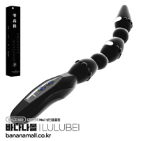 [10단 진동+10단 전기 자극] 블랙 드릴 애널 플러그(Black Drill Anal Plug) - 루루베이(6972384942860) (RRB)