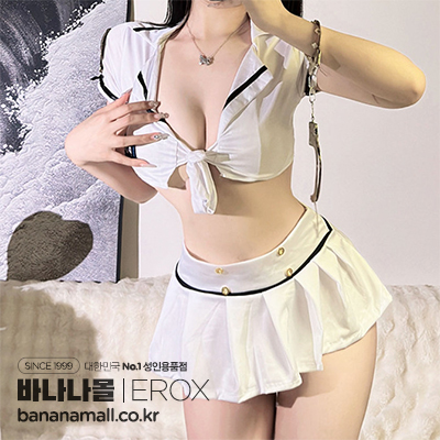 [일본 직수입] 하얀 밀착 미니 세일러 폴리스(しろぴたミニセーラーポリス) - 에록스(YA0083/4573126282644) (TIS)