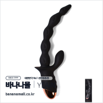 [10단 진동] 블랙 텐션 비즈 바이브레이터(Black Tension Beads Vibrator) - 예잉(YY814/6970277073042) (YY)