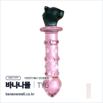 [유리 딜도] 로즈 퍼피 버블 딜도 (Rose Puppy Bubble Dildo) - 터이글라스(TG-150) (TYG)