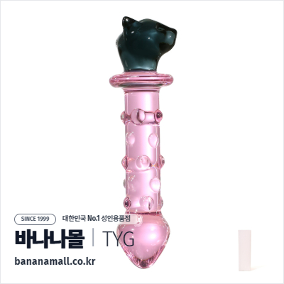 [유리 딜도] 로즈 퍼피 버블 딜도 (Rose Puppy Bubble Dildo) - 터이글라스(TG-150) (TYG)