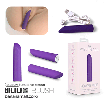 [10단진동] 웰니스 파워 퍼플 바이브(Wellness Power Vibe Purple) - 브러쉬(BL-27502) (BRS)