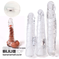 [강력진동] 렝크선 크리스탈 페니스 슬리브(Lengthen Crystal Penis Sleeve) - DIF(DF108)