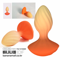 [10단 진동+10단 진동] 루버 더블 바이브레이션 애널 플러그(Rubber Double Vibration Anal Plug) - DIF(DF1023)