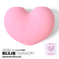[10단 리킹+10단 흡입] 핑크 매직 하트 바이브레이터(Pink Magic Heart Vibrator) - 스바콤(HX158B/6959633103845) (DKS) (YY)