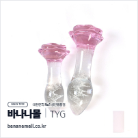 [유리 딜도] 로즈 글로우 딜도 (Rose Glow Dildo) - 터이글라스(TG-142) (TYG)
