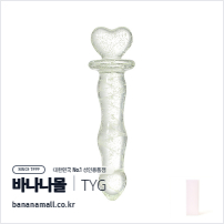[유리 딜도] 하트 에센스 딜도 (Heart Essence Dildo) - 터이글라스(TG-086) (TYG)