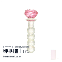 [유리 딜도] 로즈 비즈 딜도 (Rose Beads Dildo) - 터이글라스(TG-146) (TYG)