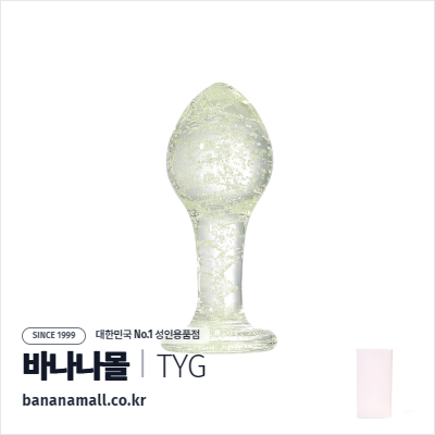[애널 용품] 네온 드롭 글라스 플러그 (Neon Drop Glass Plug) - 터이글라스(TG-091) (TYG)