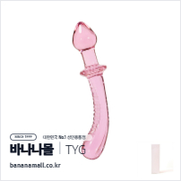 [유리 딜도] 로즈 실루엣 딜도 (Rose Silhouette Dildo) - 터이글라스(TG-096) (TYG)