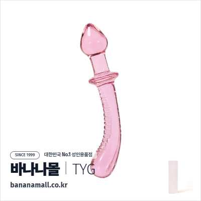 [유리 딜도] 로즈 실루엣 딜도 (Rose Silhouette Dildo) - 터이글라스(TG-096) (TYG)
