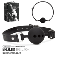 [SM플레이] 브리더블 실리콘 볼 개그(Breathable Silicone Ball Gag) - 브러쉬(BL-89105) (BRS)