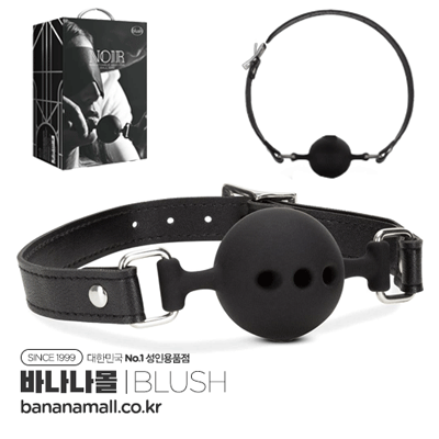 [SM플레이] 브리더블 실리콘 볼 개그(Breathable Silicone Ball Gag) - 브러쉬(BL-89105) (BRS)