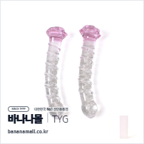 [유리 딜도] 펄 스파이럴 쉐입 딜도 (Pearl Spiral Shape Dildo) - 터이글라스(TG-167) (TYG)