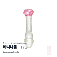 [유리 딜도] 로즈 베이스 필러 딜도 (Rose Base Pillar Dildo) - 터이글라스(TG-172) (TYG)