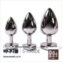 [애널 용품] 실버 오벨리스크 플러그 3p(Silver Obelisk Plug 3p) - 에스핸드(SHD-D5303) (SHD)