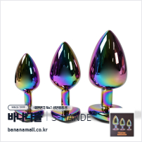 [애널 용품] 프리즘 오벨리스크 플러그 3p(Prism Obelisk Plug 3p) - 에스핸드(SHD-D5306) (SHD)