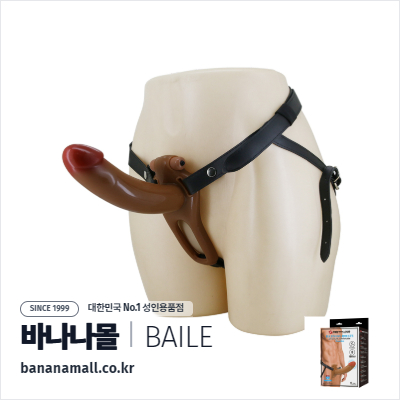 [딜도 착용 벨트+10단 진동] 브루아덴 하네스 브리프 스트랩 온 (Bruadden Harness Briefs Strap On) - 바일러(BW-022105Z (BIR)