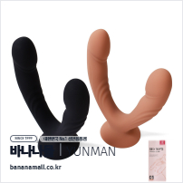 [10단 진동] 듀얼 바이브 헤드 딜도(Dual Vibe Head Dildo) - 윈만(6934045307678（黑）)(WM)(TJ)