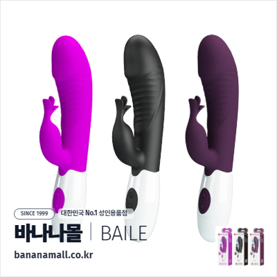 [30단 진동] 라스무센 듀얼 래빗 바이브레이터 (Rasmussen Dual Rabbit Vibrator) - 바일러(BW-500072) (BIR)