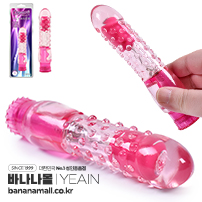 [멀티스피드 진동] 크리스탈 젤리 플레져 바이브(Crystal Jelly Pleaser Vibe) - 예잉(CN-131878078) (YY)