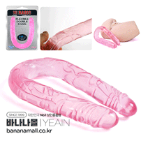[양방향딜도] 젤리 필렉시블 듀얼 동(Jelly Flexible Double Dong) - 예잉(CN-131984532) (YY)