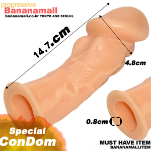 [성기확대] 공룡발기콘돔(살색)<img src=https://cdn-banana.bizhost.kr/banana_img/mhimg/ticon.gif border=0>